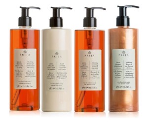 PRIJA Zestaw włoskich kosmetyków 4x380 ml