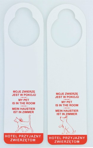 Zawieszka "Zwierzę w pokoju"