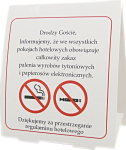 ZAKAZ PALENIA - informator 50 szt.