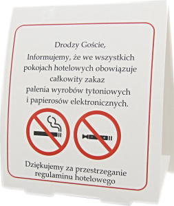 ZAKAZ PALENIA - informator 50 szt.