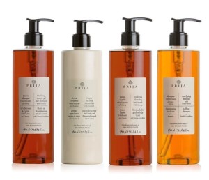 PRIJA Zestaw kosmetyków 4x380ml