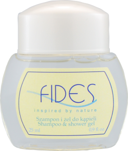 Szampon do włosów & żel do kąpieli 25 ml PET "FIDES"