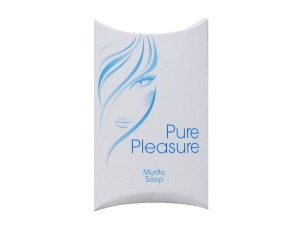 Mydełko 12g w opakowaniu kartonowym "PURE PLEASURE" - 50 szt.